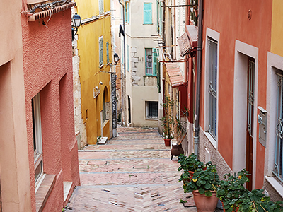 Typical Villafranche street